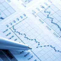 dollar chart stock graphic